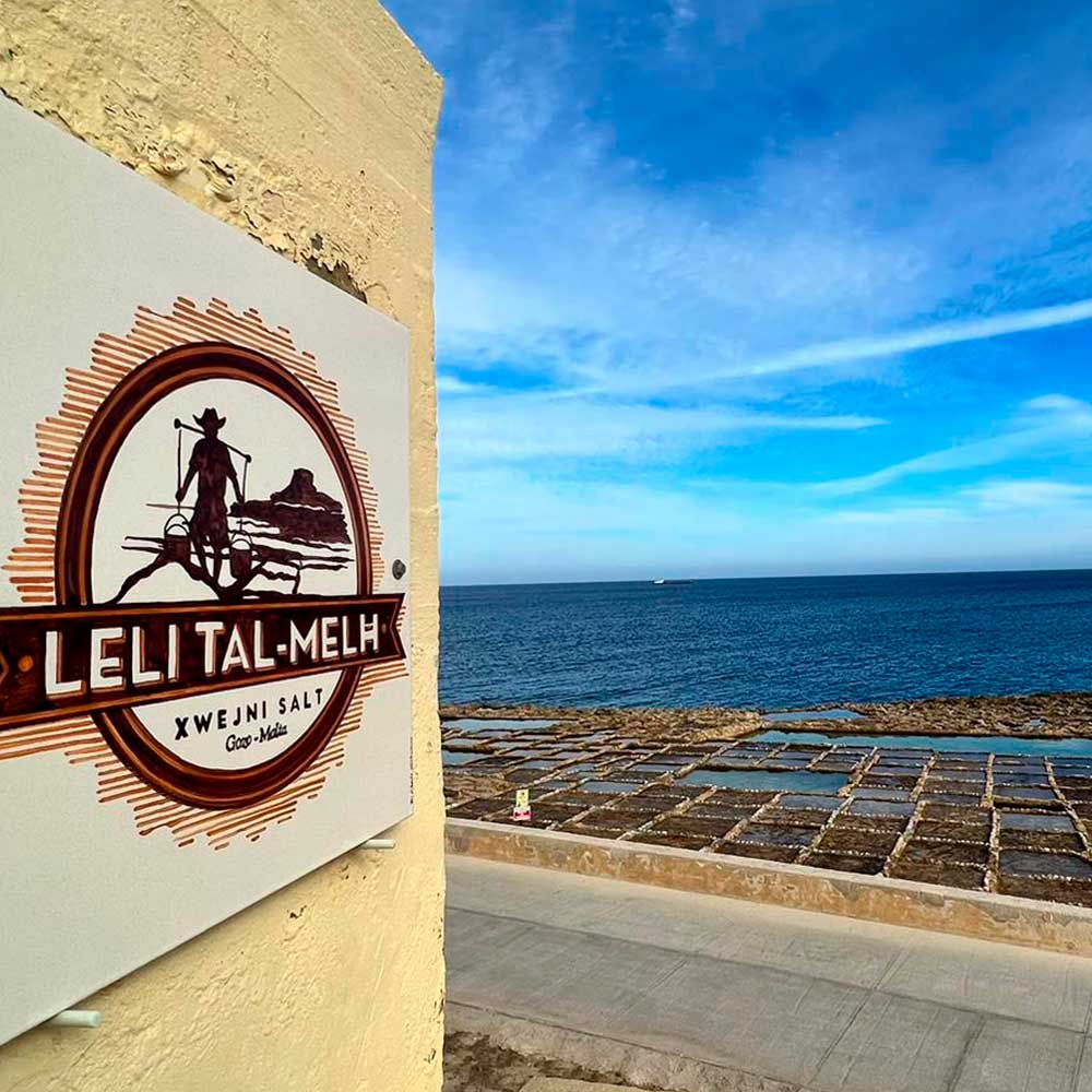 Salt ponds at Leli Tal Melh