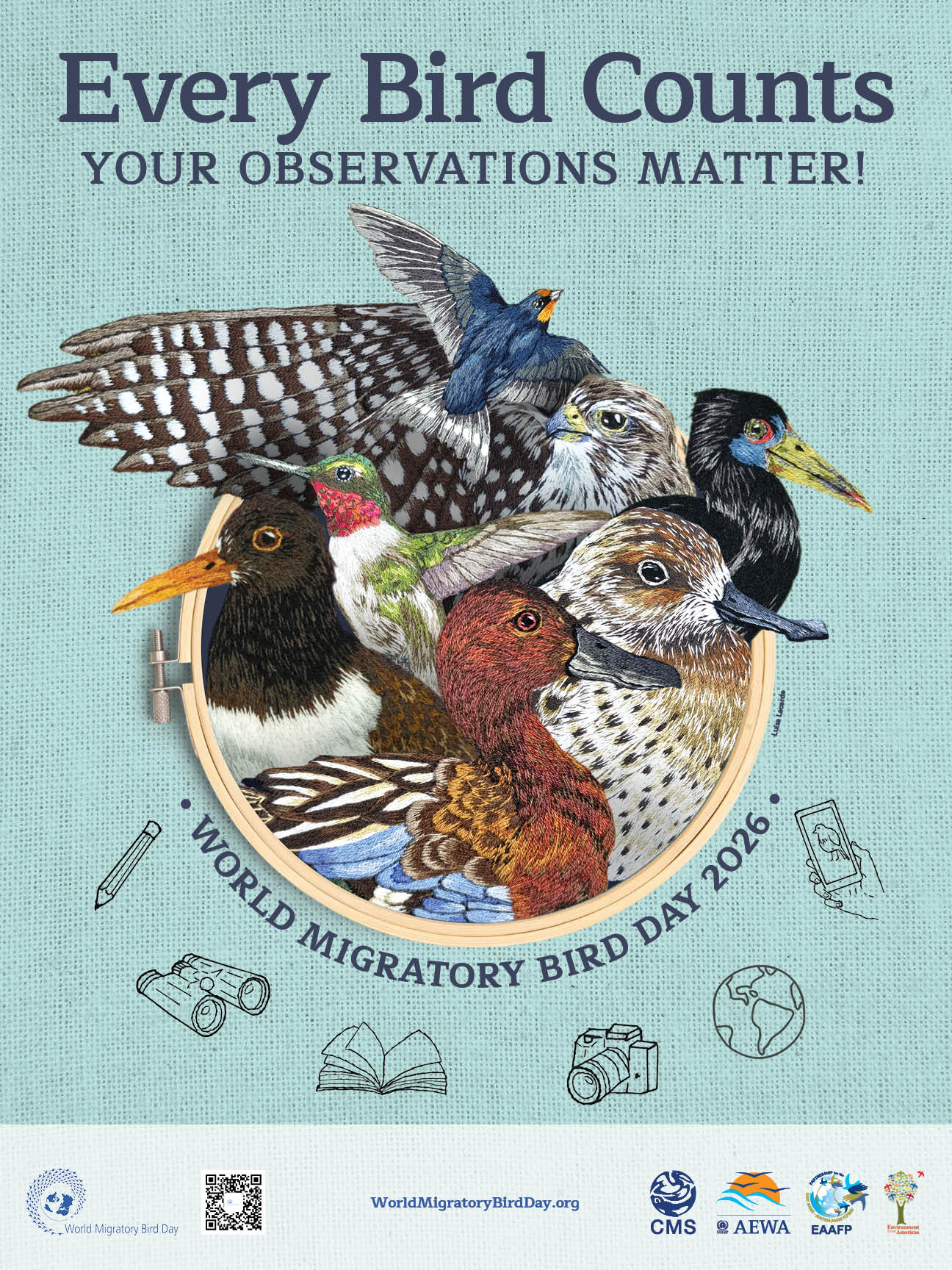 migratory bird day poster